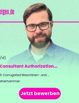 SAP Consultant Authorization (m/w/d) - Weiherhammer