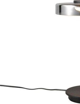 TRIO Leuchten LED Tischleuchte CELESTE, LED Tischlampe mit 4-Stufen Touchdimmer 10W warmweiß 3000K, Dimmfunktion, LED fest integriert, Warmweiß, 1050 Lumen Höhe 35cm, Tischlampe mit Glasschirm Ø 22cm, Memoryfunktion