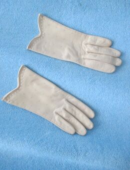 NEU * Echt Lamm- Napa Leder * Genuine Leather * DESIGNER * Finger * Handschuhe * Fingerhandschuhe * Lederhandschuhe * Gr. 7/ S * creme- beige * ercù * - Riedlingen