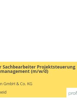 Technischer Sachbearbeiter Immobilienmanagement (m/w/d) - Lüdenscheid
