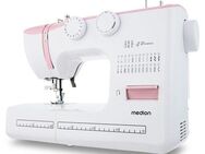 Medion® Freiarm-Nähmaschine SM60 (MD 10689), 60 Stichmuster, Rückwärtstaste, 60 Watt Motorleistung, 24 Programme, automatischer Einfädler, einstellbare Stichlänge und -breite, Nähloch