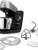 Tefal Küchenmaschine QB9008 Coach, 1200 W, 5,5 l Schüssel, 8 Automatikprogramme, personalisiertes Erlebnis, leiser Motor in 00000