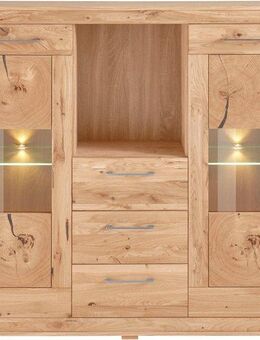 VOGL Möbelfabrik Highboard, Breite 154 cm, Teilmassivholz, Made in Germany