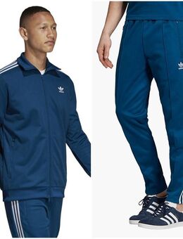 Adidas Beckenbauer Anzug Jacke Hose Blau Firebird Suit BB Navy blue - Hamburg Altona