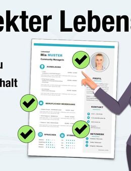 Ich schreibe und designe Ihnen den modernen CV nach Ihren Wünschen - Zürich
