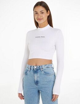 Tommy Jeans Stehkragenshirt TJW SLIM SP CRP ESS LOGO 1+ MOCK mit Logoschriftzug