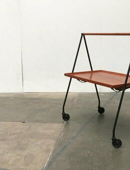 Mid Century Teak Teewagen Serving Cart Side Table 60er - Hamburg Hamburg-Nord