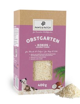 PAWS & PATCH Obstgarten Kokosflocken - 400 g