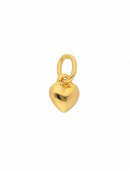 Adelia´s Kettenanhänger Damen 333 Gold Anhänger Herz, Goldschmuck für Damen