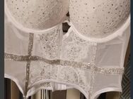 Sexy straps corsage in weiß mit glitzersteinchen Größe 85C - Bingen (Rhein) Zentrum