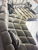 Bretz Cloud 7 Sofa Z154 grau mit Kissen in 66706