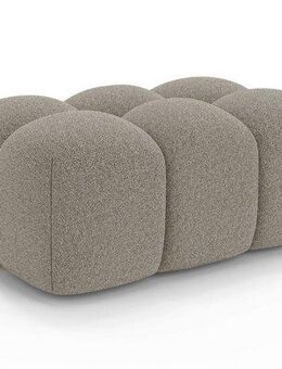 OTTO home Polsterhocker KALLIE Sitzhocker, Bubble-Optik, Maße B/T/H: 90/60/44 cm, moderne Steppung, hoher Sitzkomfort und modernes Design