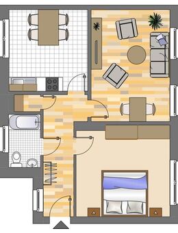 Nie wieder Treppen steigen.2-Zimmer-Erdgeschoßwohnung in Herne Sodingen im Angebot - Herne