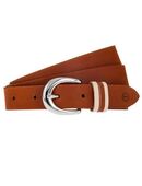 Tamaris Ledergürtel mit Dreifach-Schlaufe verziert in 00000