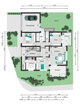 Charmantes, familienfreundliches Zweifamilienhaus mit viel Platz und schönem Garten in Brackenheim - Brackenheim