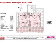 Neubau Waldshut - 4,0 Zimmerwohnung Dachgeschoss Penthouse mit Lift - Waldshut-Tiengen