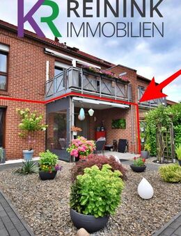 Top geschnittene 3-Zimmer-Erdgeschosswohnung inkl. Carport, Stellplatz und Kellerraum - Bad Bentheim