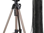 Hama Stativ Dreibeinstativ Reisestativ m. 3-Wege-Kopf Star 62 Dreibeinstativ (Fotostativ Aufbauhöhe 64-160cm)