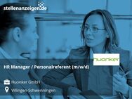 HR Manager / Personalreferent (m/w/d) - Villingen-Schwenningen