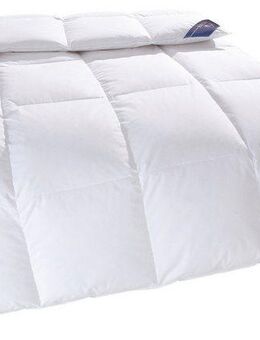 Excellent Daunenbettdecke VENEDIG, Bettdecken für Sommer und Winter, Decke, Füllung: 90% Daunen, 10% Federn, Bezug: 100% Baumwolle, Bettdecke 135x200 cm, 155x220cm und weitere Größen, Made in Germany