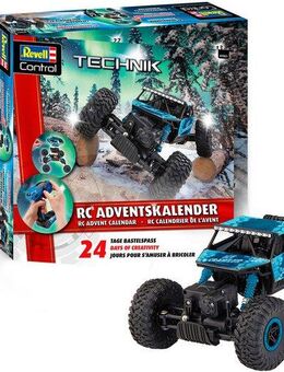 Revell® Spielzeug-Adventskalender RC Crawler, ferngesteuertes RC Auto zum Selberbauen