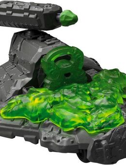 Schleich® Spielzeug-Auto ELDRADOR® CREATURES, Stein Düsenjet Fahrzeug mit Mini Cretaure (42665), Made in Europe