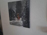 Acrylgemälde Wintertraum - Furtwangen (Schwarzwald)