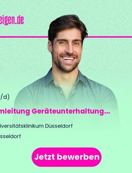 Teamleitung Geräteunterhaltung (m/w/d) Vollzeit / Teilzeit - Düsseldorf