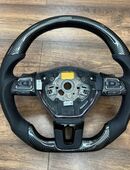 VW Passat B6 B7 Golf 6 VI Scirocco T5 Carbon Lenkrad neu Beziehen in 30926