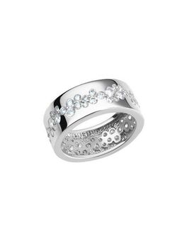 Vivance Fingerring 925/- Sterling Silber rhodiniert glanz Zirkonia