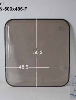Original Wohnwagenfenster ca 50,3 48,6 Parapress PPRG-RX D2162 (ca BJ 1990-2000) - neue Lagerware mit Lagerspuren - Festeinbaufenster - Schotten Zentrum