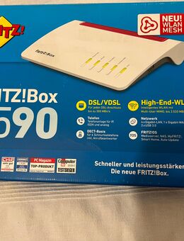 Fritzbox 7590 DSL GÜNSTIG. Neuwertig mit OVP - Neumarkt-Sankt Veit