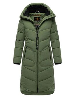 Marikoo Winterjacke Benikoo langer Winter Mantel gesteppt