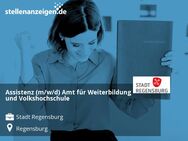 Assistenz (m/w/d) Amt für Weiterbildung und Volkshochschule - Regensburg