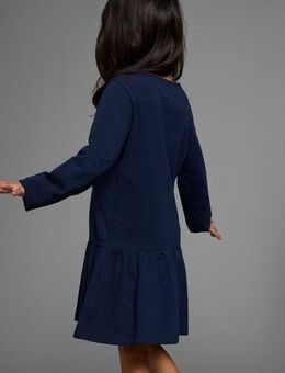 KIDSWORLD Jerseykleid HAPPY GLITZER TAG kniefreie Länge, verspielter Look, aus Baumwollmischung