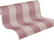 A.S. Création Vliestapete Natural Living Streifentapete, leicht strukturiert, gemustert, matt, neutral, (1 St), Landhaus gestreift PVC-Frei ressourcenschonend skandinavisch
