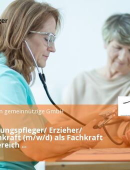 Heilerziehungspfleger/ Erzieher/ Pflegefachkraft (m/w/d) als Fachkraft für den Bereich Wohngemeinschaften für Menschen mit Behinderungen - Berlin