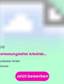 Niederlassungsleiter (m/w/d) Arbeitsbühnenvermietung - Karlsruhe