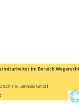 Außendienstmitarbeiter im Bereich Wegerecht (m/w/d) - Homburg