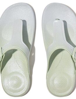 Fitflop IQUSHION IRIDESCENT ADJUSTABLE BUCKLE Zehentrenner, Keilabsatz, Sommerschuh, Schlappen mit verstellbarer Schnalle