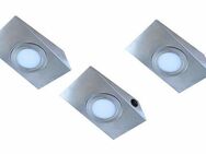 EVOTEC Unterschrankleuchte KEIL CS, LED fest integriert, Neutralweiß, Warmweiß, LED Set, 3 Stück, Unterschrankleuchte