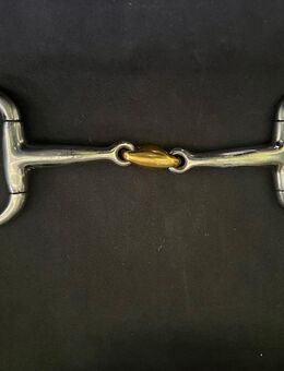 Stübben Gebiss 14 cm, 14 mm Olivenkopftrense dplt gebrochen - Kürten