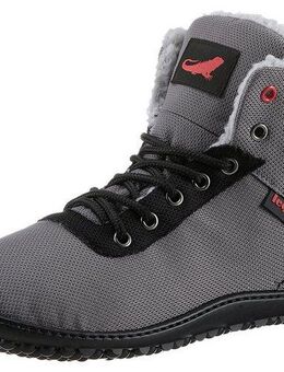 Leguano KOSMO Barfußschuh, Bequemschuh, Schnürboots mit einzigartiger Halbkugel-Laufsohle
