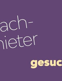 Gemütliche 1 Raum Wohnung sucht Nachmieter! - Eberswalde