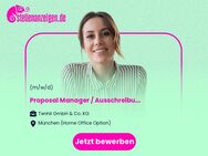 Proposal Manager / Ausschreibungsmanager (m/w/d) - Remote - München