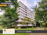 Helle 2-Zimmer-Wohnung in Düsseldorf-Lörick nahe dem Rhein mit eigenem Pool und Sauna. - Düsseldorf