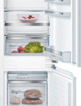 BOSCH Einbaukühlgefrierkombination 6 KIS86AFE0, 177,2 cm hoch, 55,8 cm breit
