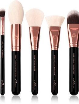 Luvia Cosmetics Kosmetikpinsel-Set Expansion Set - Black Diamond, 10 tlg., 10 Pinsel, Nurai-Pinselhaar, perfekt für jeden Anlass, vegan.