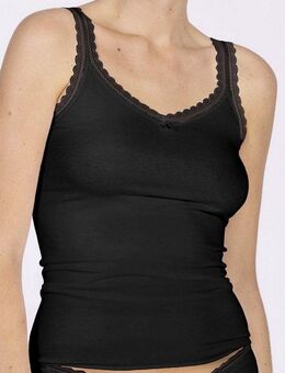 Nina Von C. Achseltop Simply basic, weich, elastisch, bequem, eng, mit Spitze, Rundhalsausschnitt