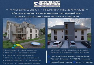 + EXKLUSIVES MEHRFAMILIENHAUS-PROJEKT! +